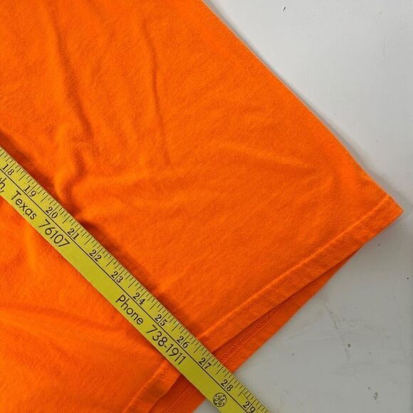 Gildan Men's "Bikers Against Dumb Drivers" Graphic T-shirt Orange Large - Picture 7 of 9